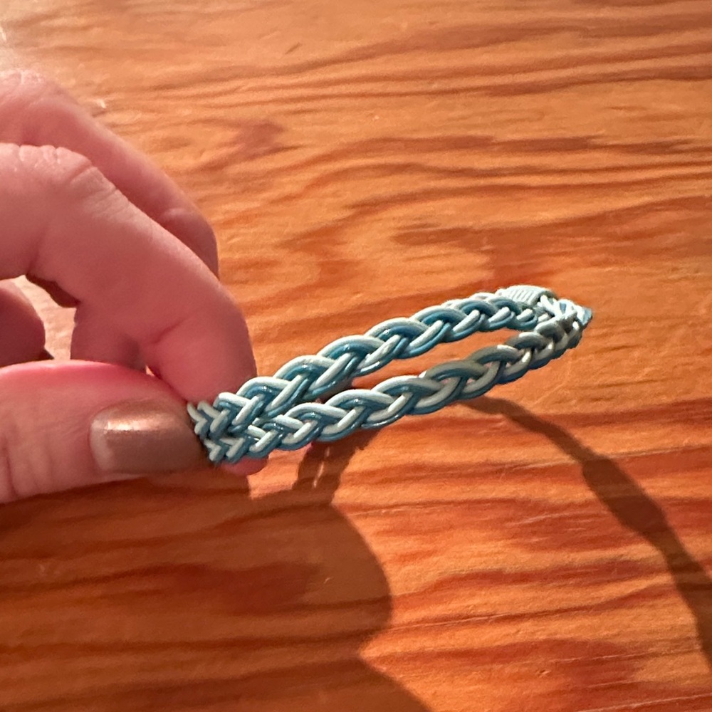 Braided Bracelet Made of Recycled Fly Fishing Line